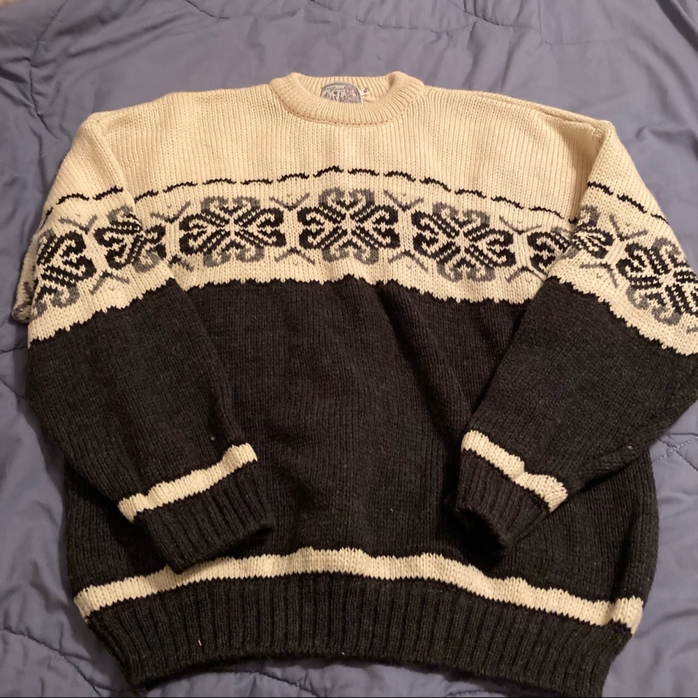 Vintage Wool Fair Isle Sweater